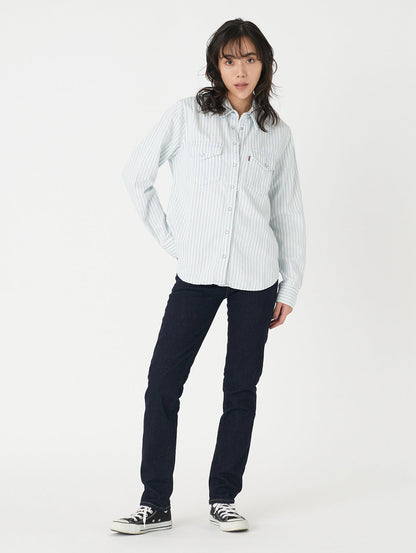 724 ハイライズ ストレート ダークインディゴ BLUE WAVE RINSE