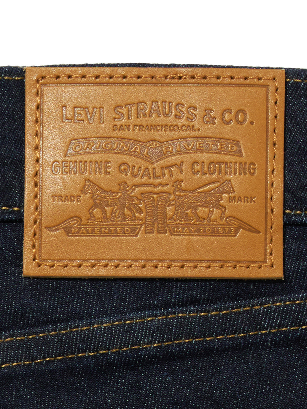 724 ハイライズ ストレート ダークインディゴ BLUE WAVE RINSE