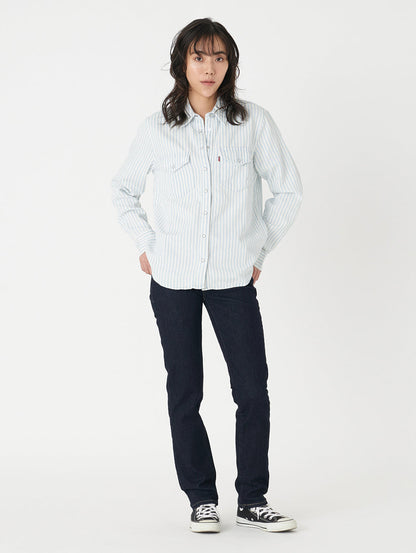 724 ハイライズ ストレート ダークインディゴ BLUE WAVE RINSE