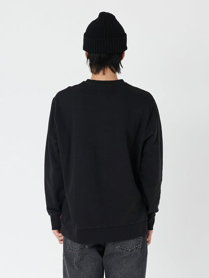バットウィングロゴスウェットシャツ ブラック