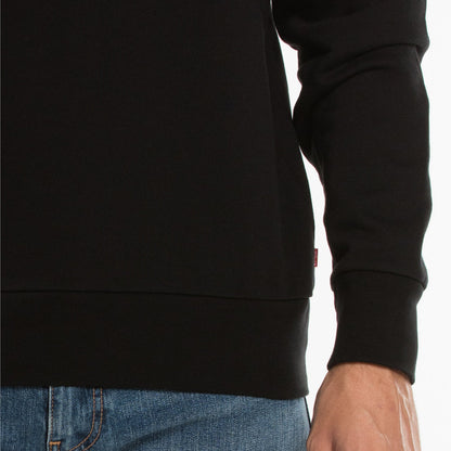 バットウィングロゴスウェットシャツ ブラック