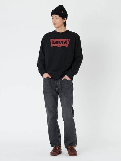 バットウィングロゴスウェットシャツ ブラック