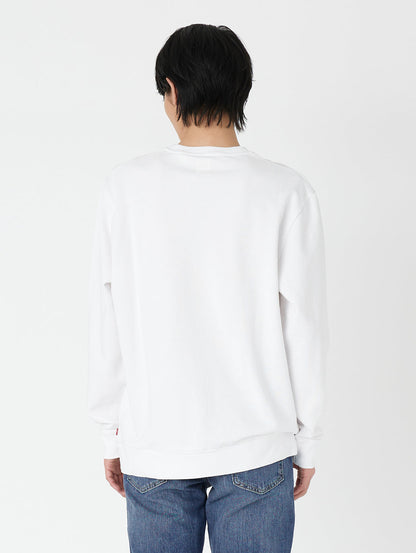 バットウィングロゴスウェットシャツ ホワイト