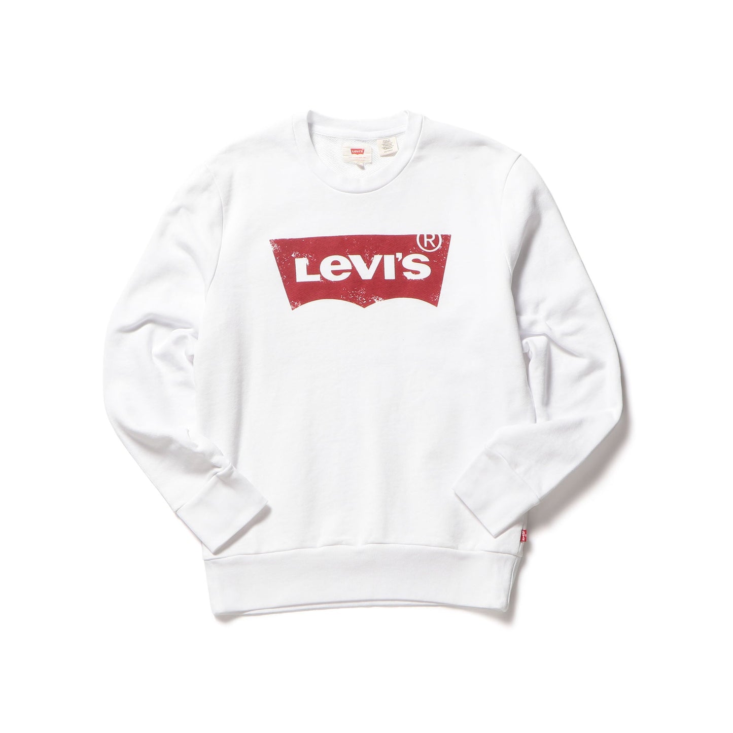 バットウィングロゴスウェットシャツ ホワイト