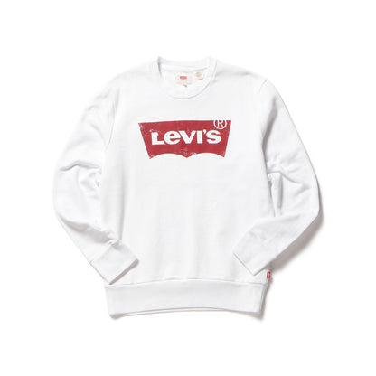 バットウィングロゴスウェットシャツ ホワイト