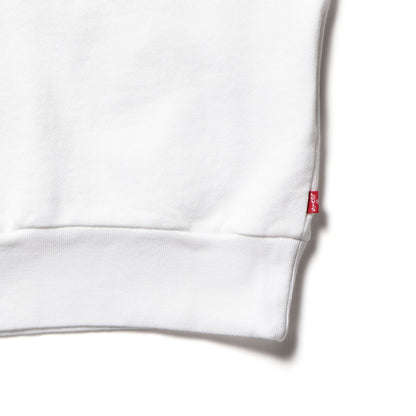 バットウィングロゴスウェットシャツ ホワイト