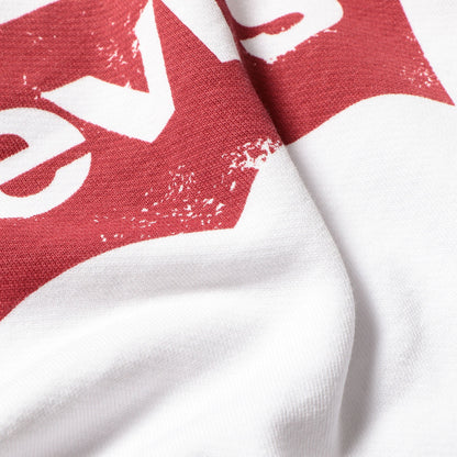 バットウィングロゴスウェットシャツ ホワイト