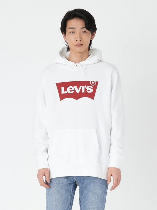 グラフィックプルオーバーフーディー