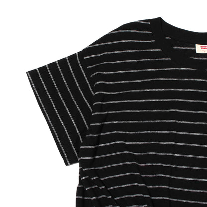 WILD FLOWER Tシャツ MEGAN STRIPE CAVIAR PRINT