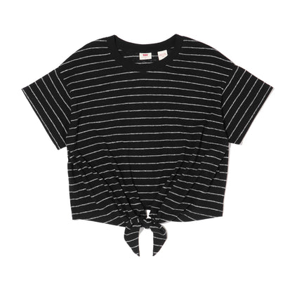 WILD FLOWER Tシャツ MEGAN STRIPE CAVIAR PRINT