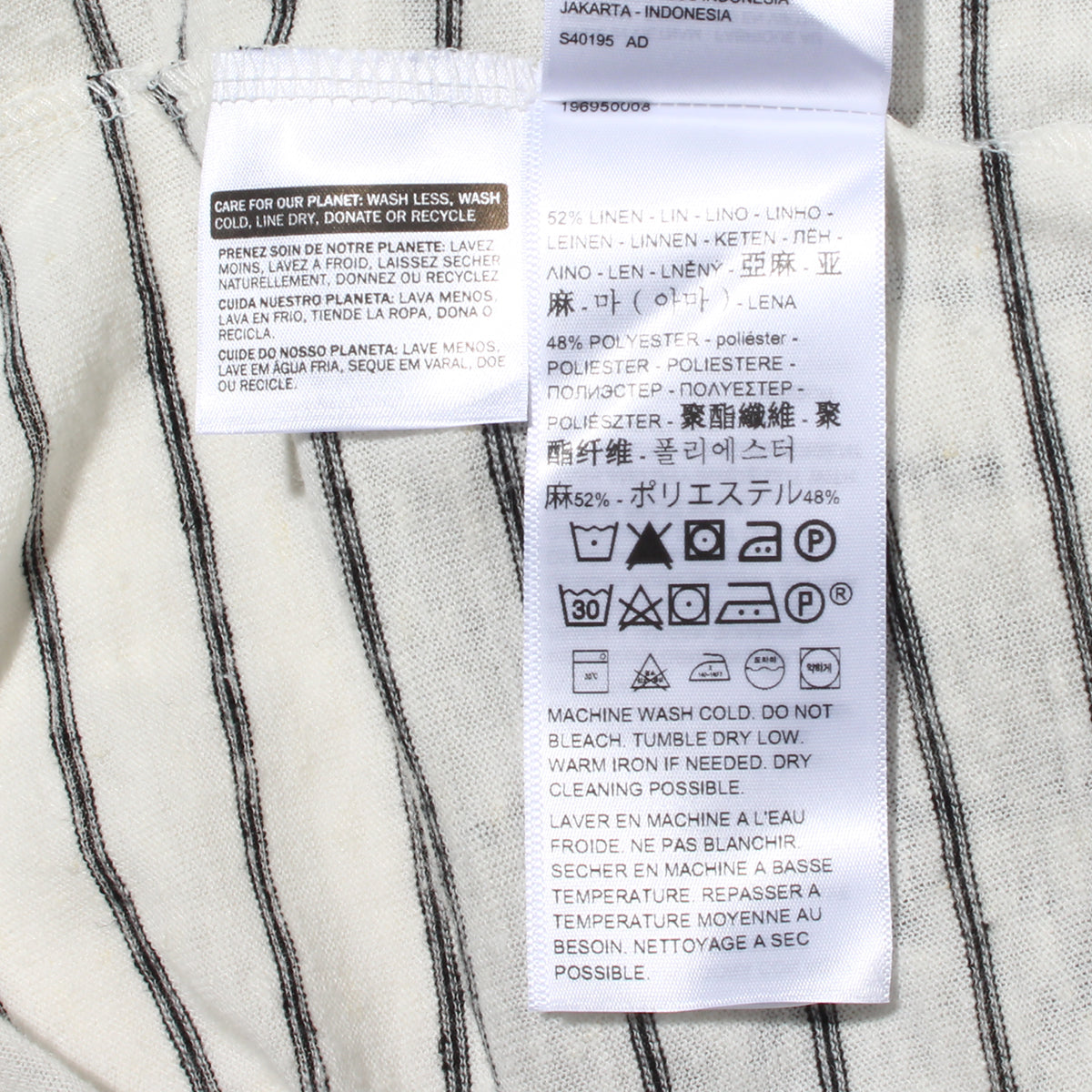 WILD FLOWER Tシャツ MEGAN STRIPE CLOUD DANCE