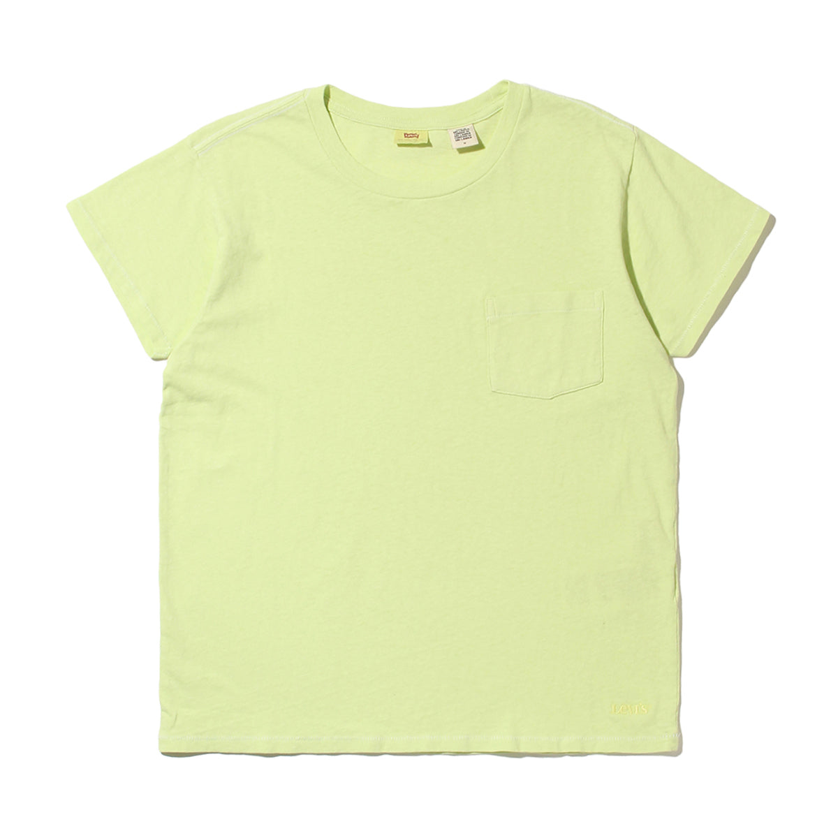 ARLO GARMENT DYE CREW SHADOW LIME GARME