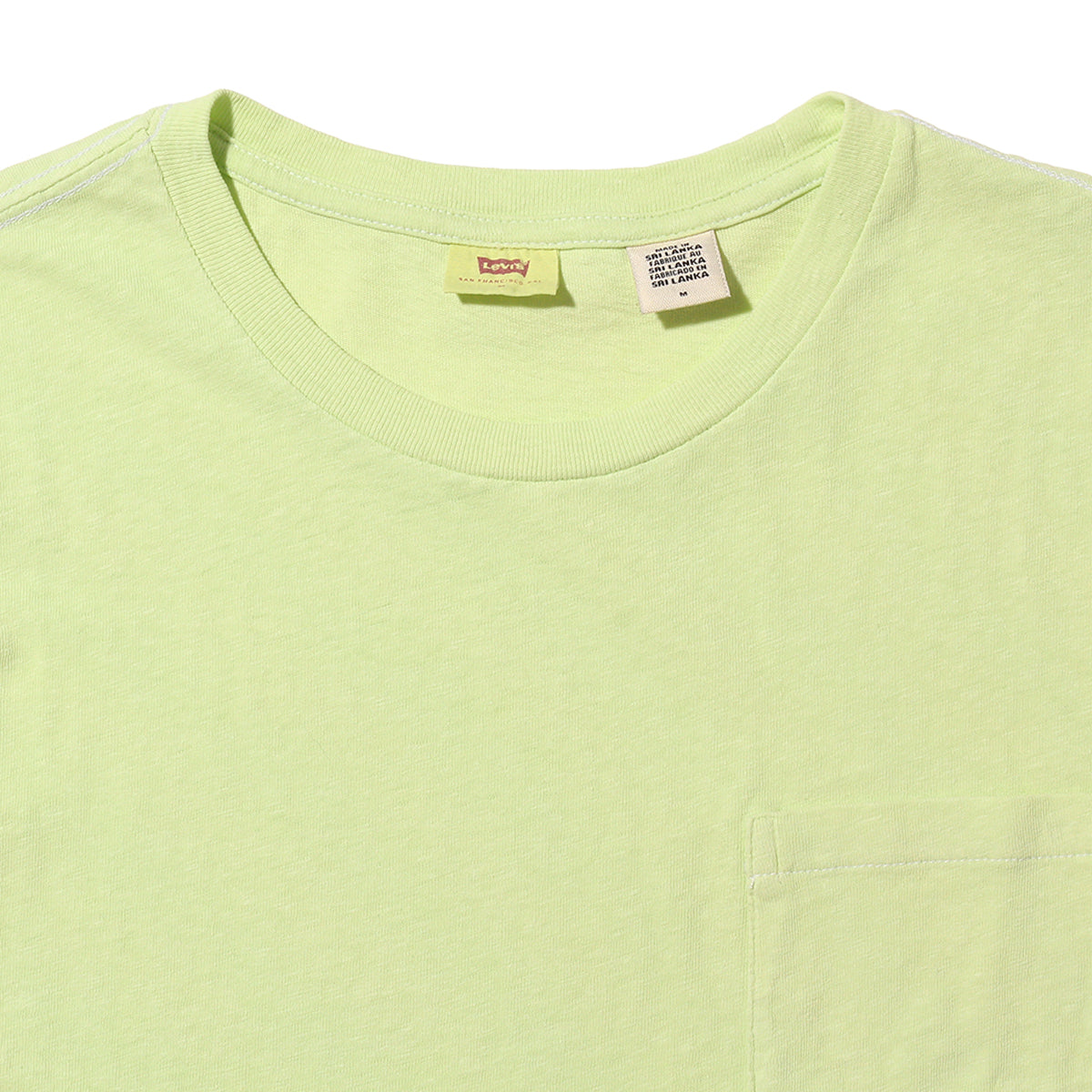 ARLO GARMENT DYE CREW SHADOW LIME GARME