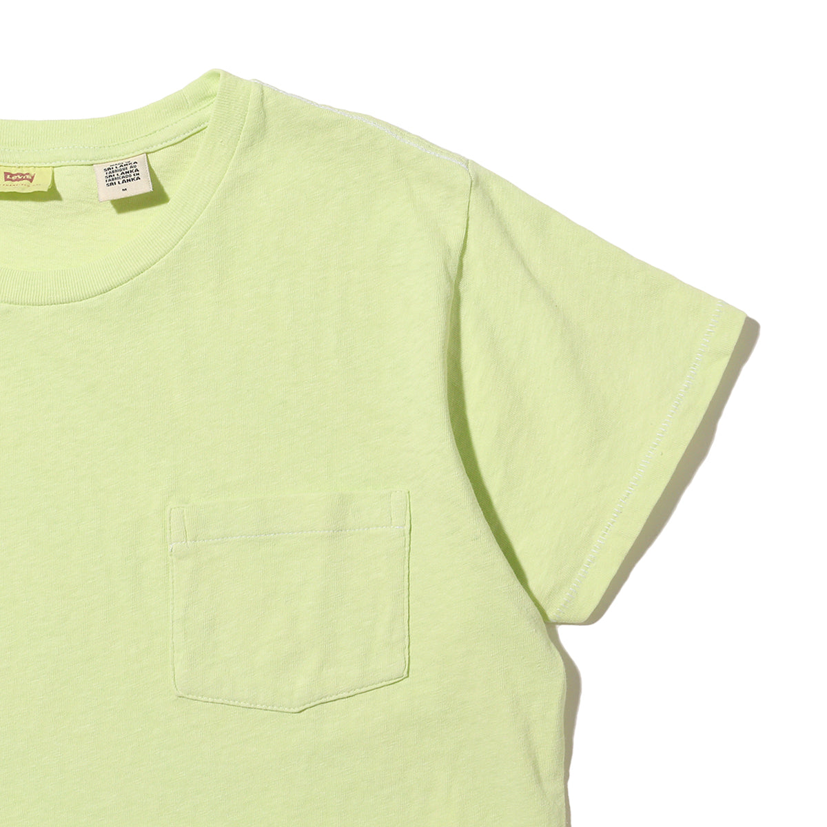 ARLO GARMENT DYE CREW SHADOW LIME GARME