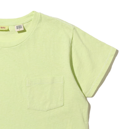 ARLO GARMENT DYE CREW SHADOW LIME GARME
