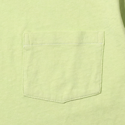 ARLO GARMENT DYE CREW SHADOW LIME GARME