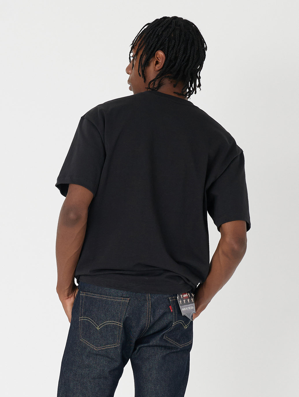 MADE IN THE USA Tシャツ ブラック CAVIAR