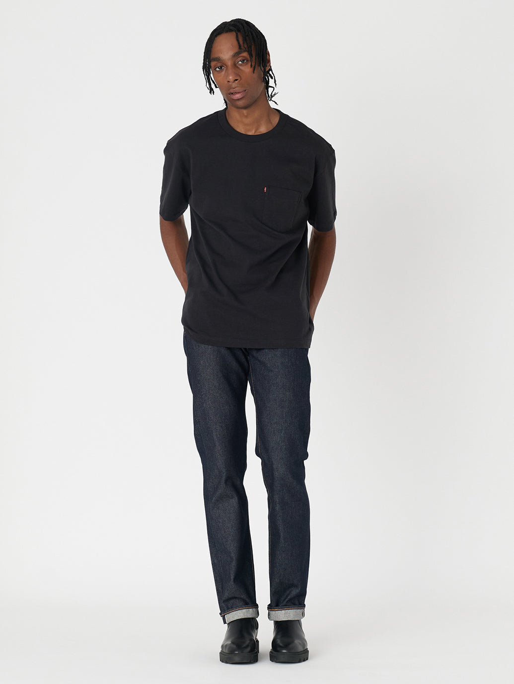 MADE IN THE USA Tシャツ ブラック CAVIAR