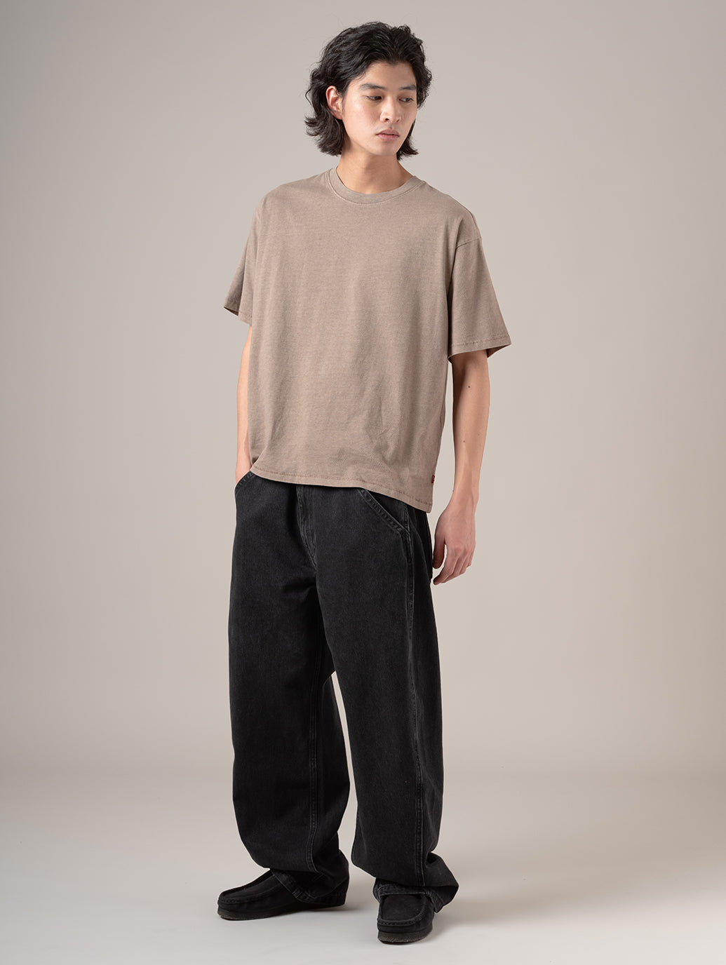 BAGGY バレルジーンズ ブラック