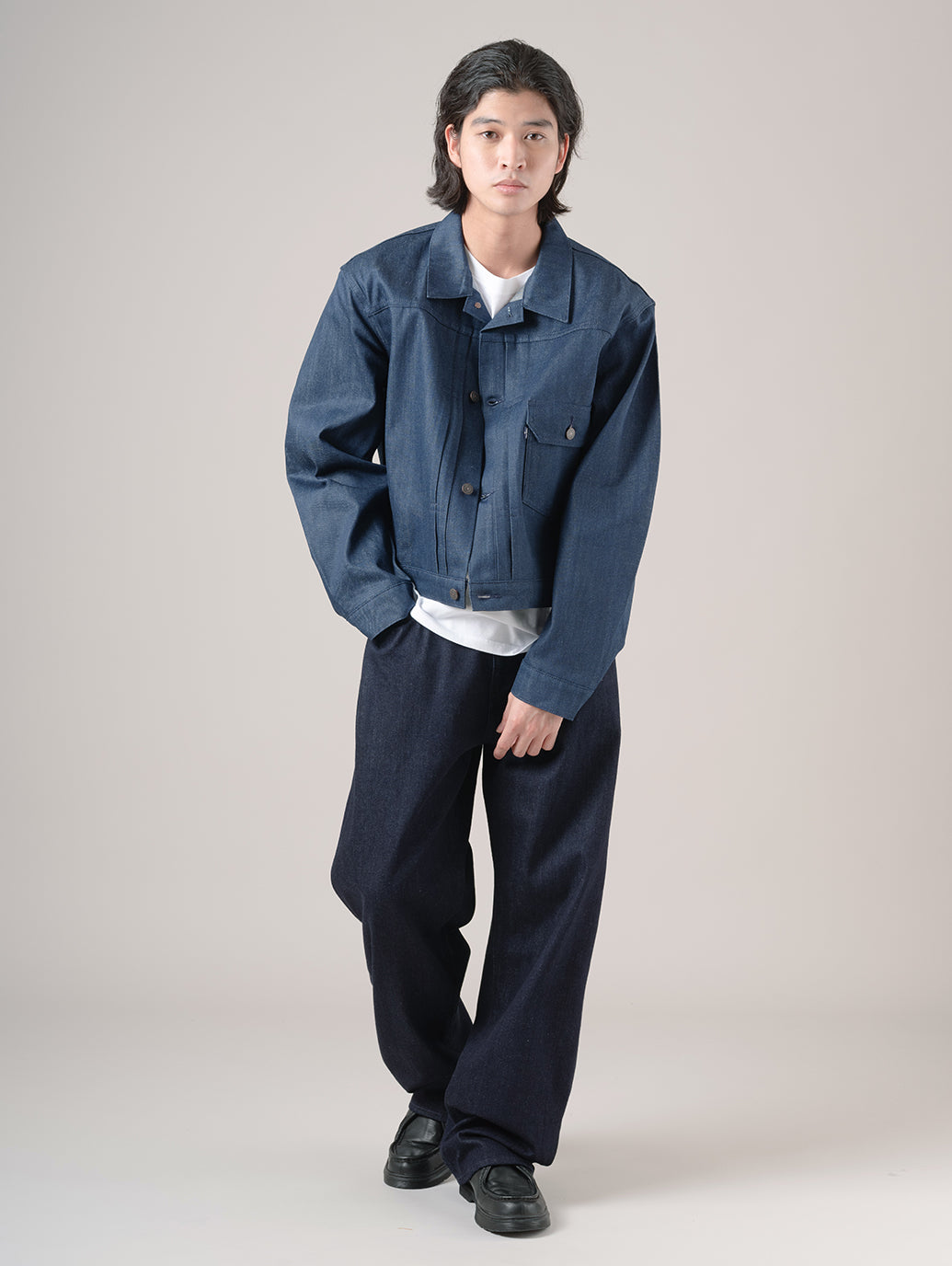 BLUETAB™ MARKER LOOSE ジーンズ ダークインディゴ