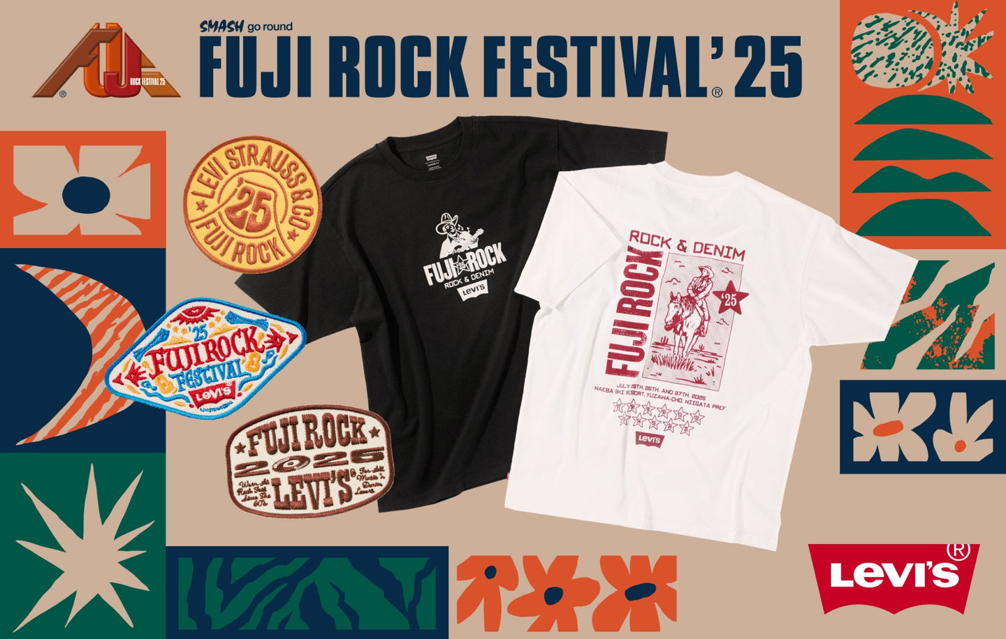 SMASH go round FUJI ROCK FESTIVAL®’25 LEVI'S®