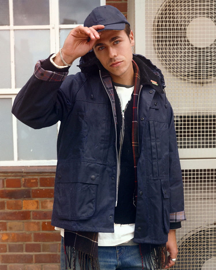 Levi’s® X Barbour Oversized Bedale Waxed Jacket
