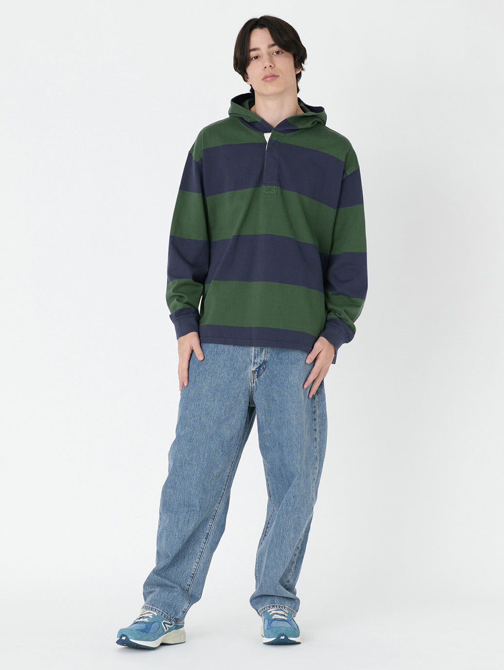 568™ STAY LOOSE ミディアムインディゴ BLUE ESSENTIALS