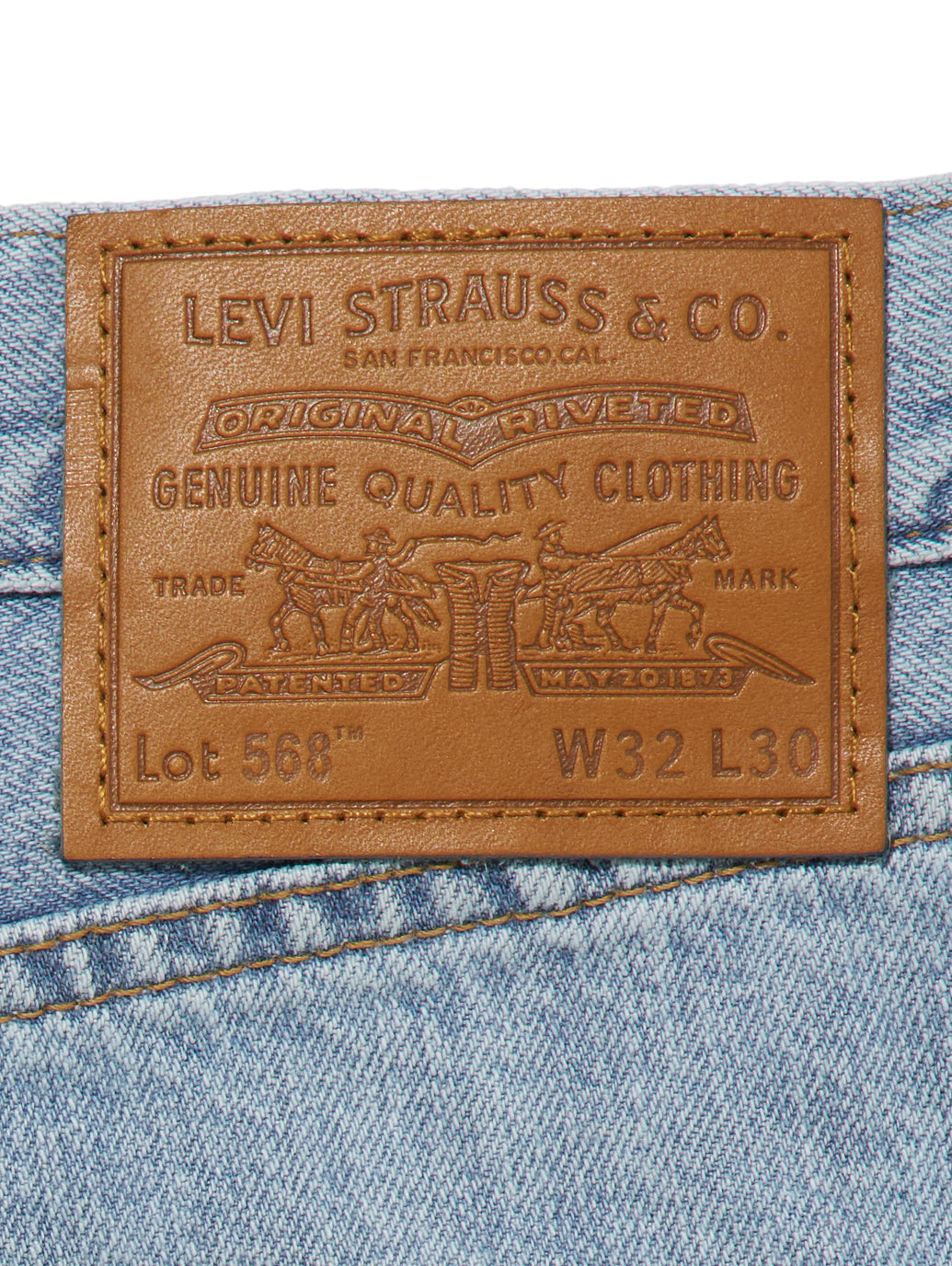 568™ STAY LOOSE ライトインディゴ VARSITY ACADEMIA