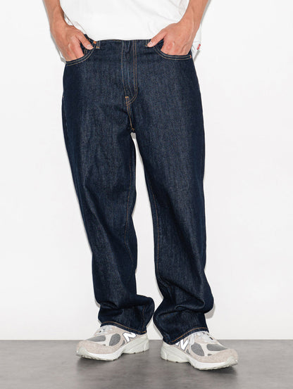 568™ ルーズストレート ダークインディゴ WELCOME TO THE GAME