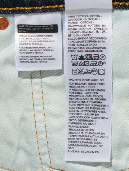 568™ ルーズストレート ダークインディゴ WELCOME TO THE GAME