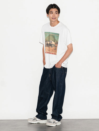 568™ ルーズストレート ダークインディゴ WELCOME TO THE GAME