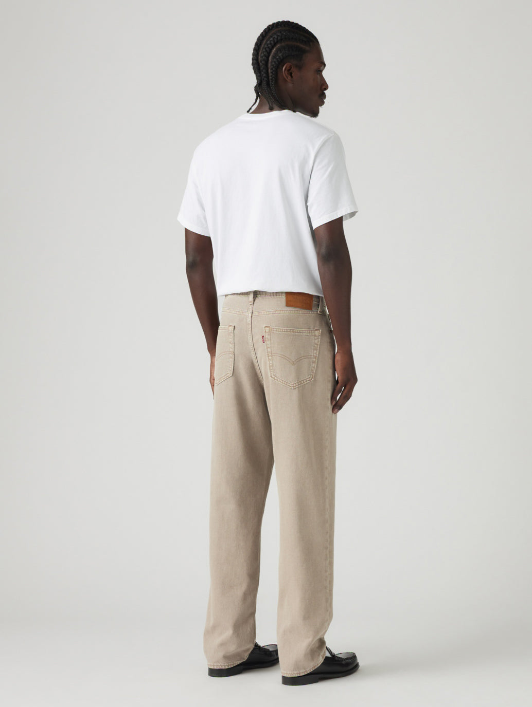 568™ ルーズストレート ジーンズ  ベージュ