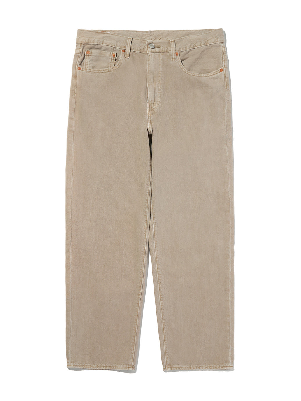 568™ ルーズストレート ジーンズ  ベージュ