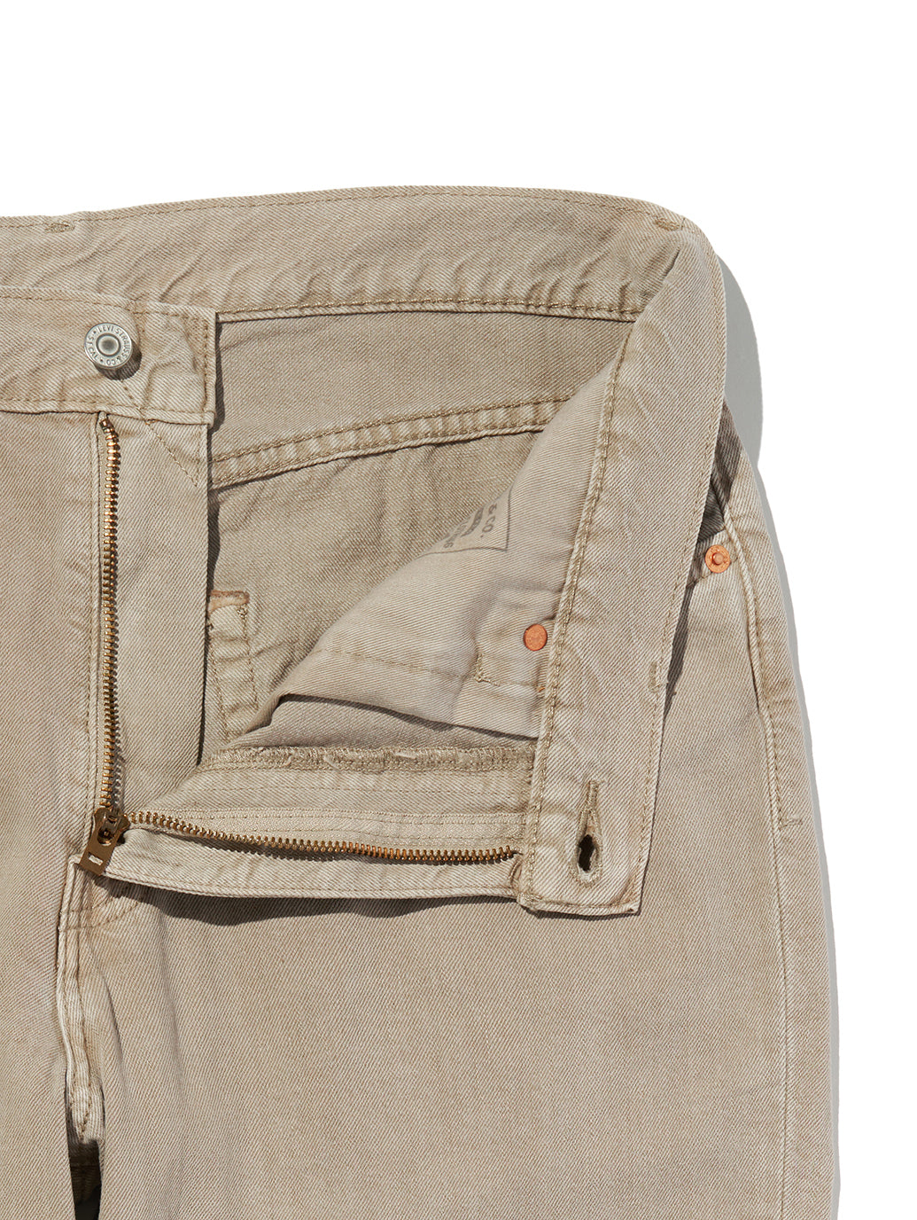 568™ ルーズストレート ジーンズ  ベージュ