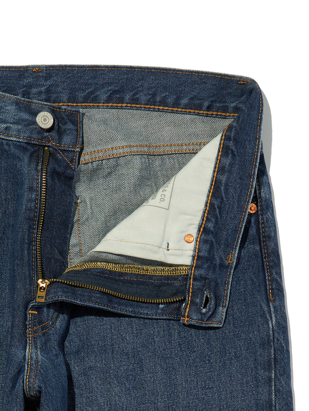 568™ ルーズストレートジーンズ ダークインディゴ