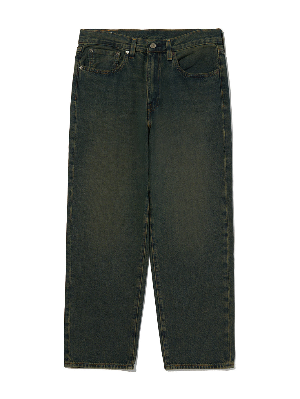 568™ ルーズストレートジーンズ グリーン