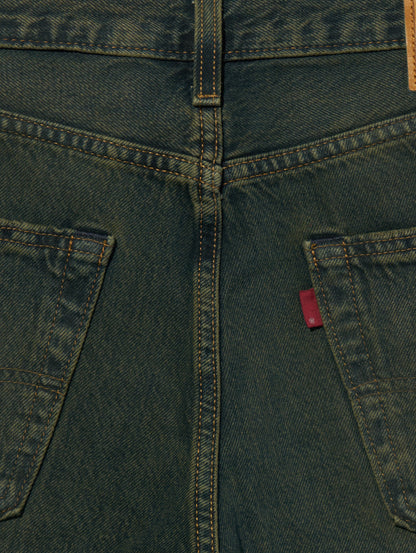 568™ ルーズストレートジーンズ グリーン