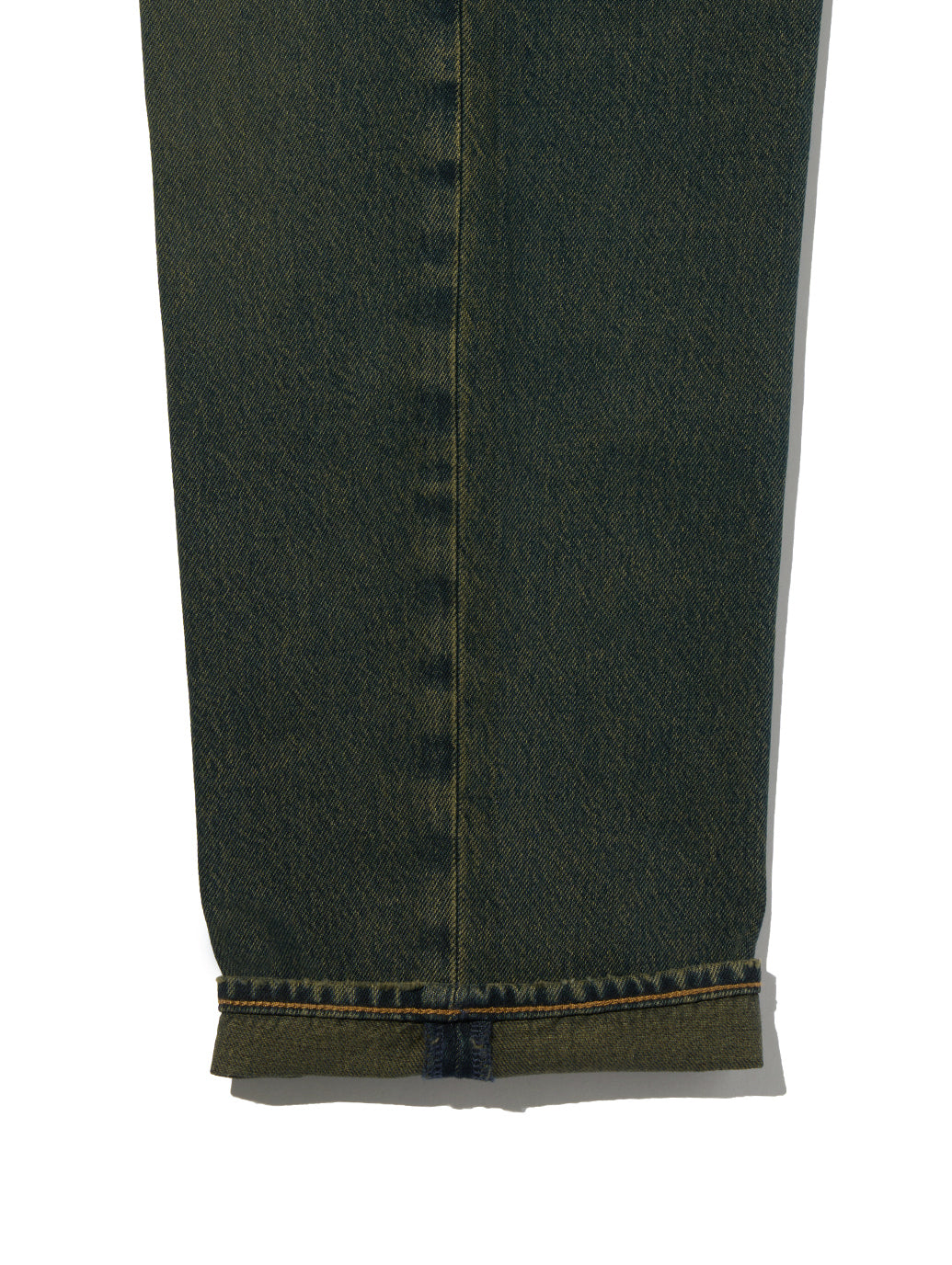 568™ ルーズストレートジーンズ グリーン