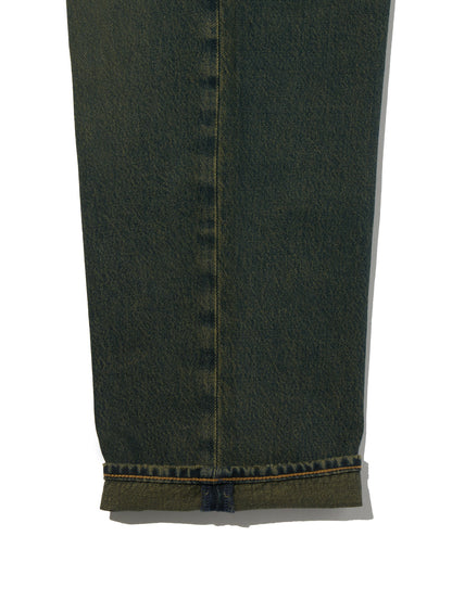 568™ ルーズストレートジーンズ グリーン