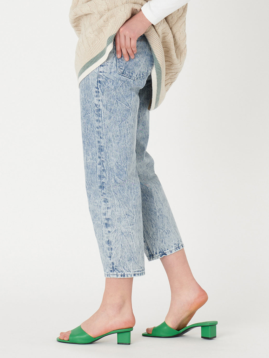 LEVI'S® MADE&CRAFTED® バレルパンツ MARINA MARSH インディゴ ACID WASH