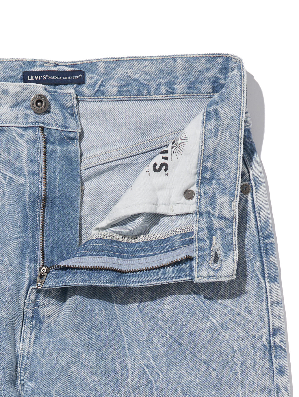 LEVI'S® MADE&CRAFTED® バレルパンツ MARINA MARSH インディゴ ACID WASH