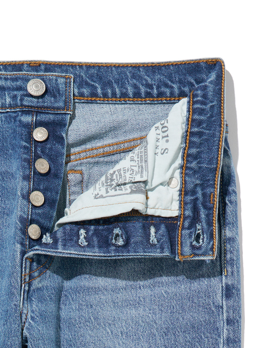 501® SKINNY ミディアムインディゴ BLUE IT'S TRUE