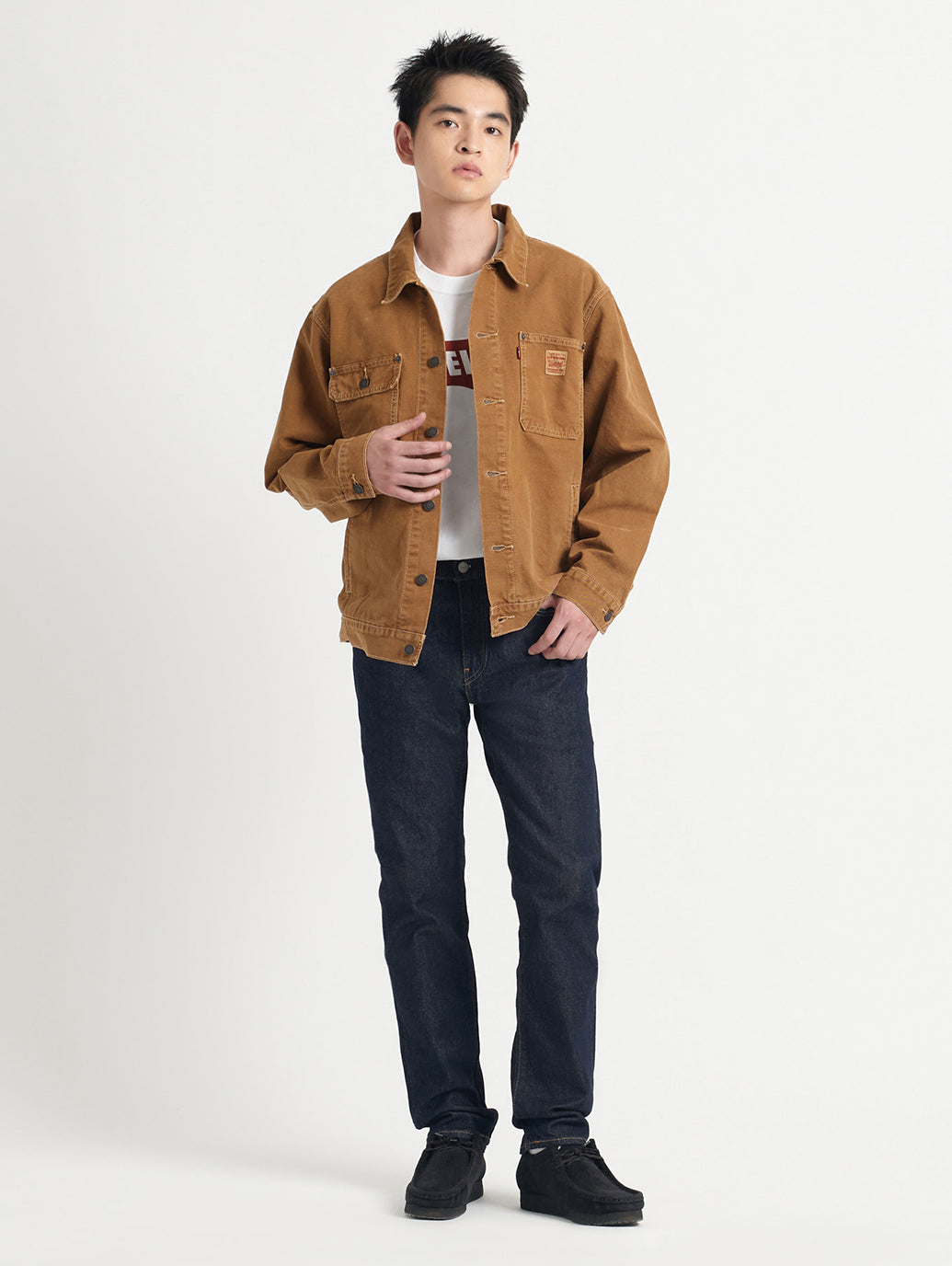 FLEX JEANS 502™ テーパードジーンズ ダークインディゴ MID KNIGHT RINSE