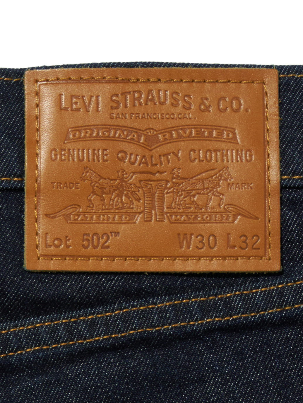 FLEX JEANS 502™ テーパードジーンズ ダークインディゴ MID KNIGHT RINSE