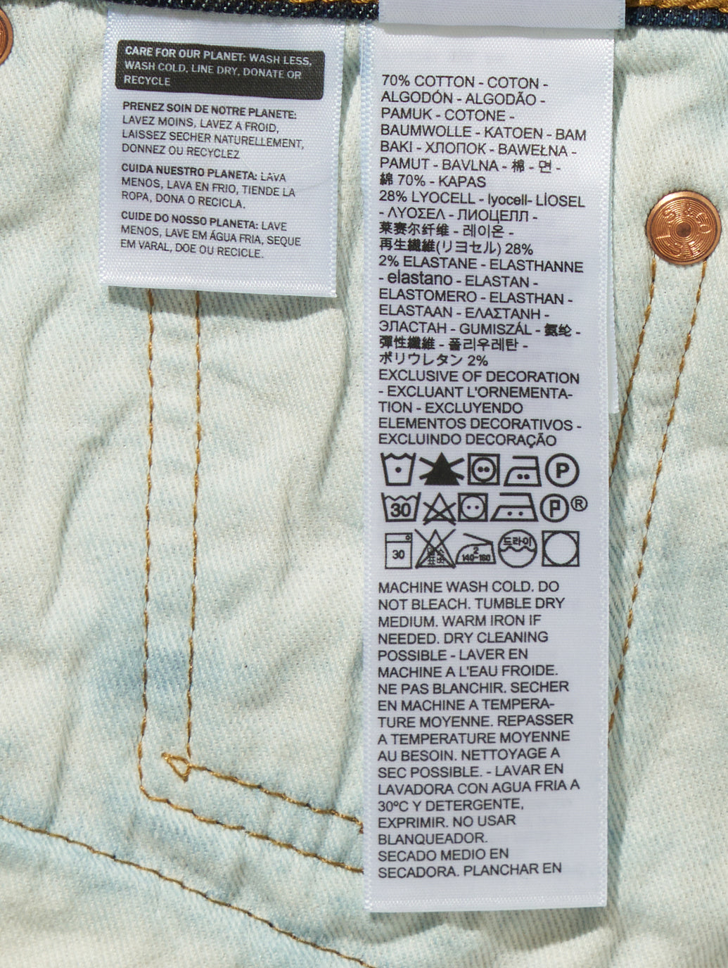 FLEX JEANS 502™ テーパードジーンズ ダークインディゴ MID KNIGHT RINSE