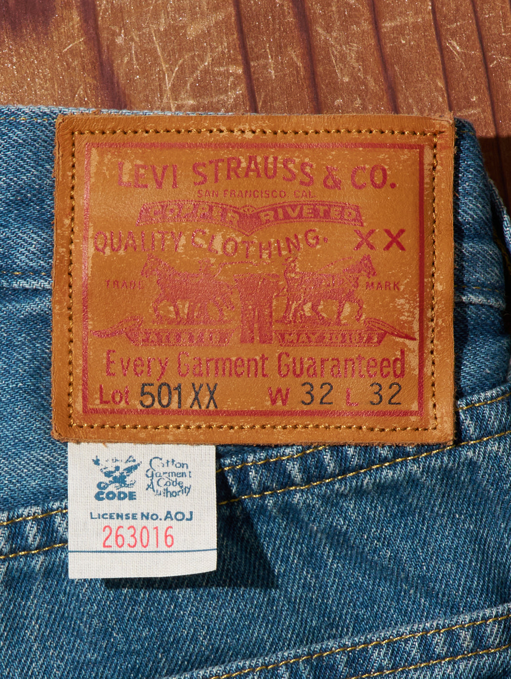 LEVI'S® VINTAGE CLOTHING 1933 501® ORIGINAL ジーンズ ミディアムインディゴ