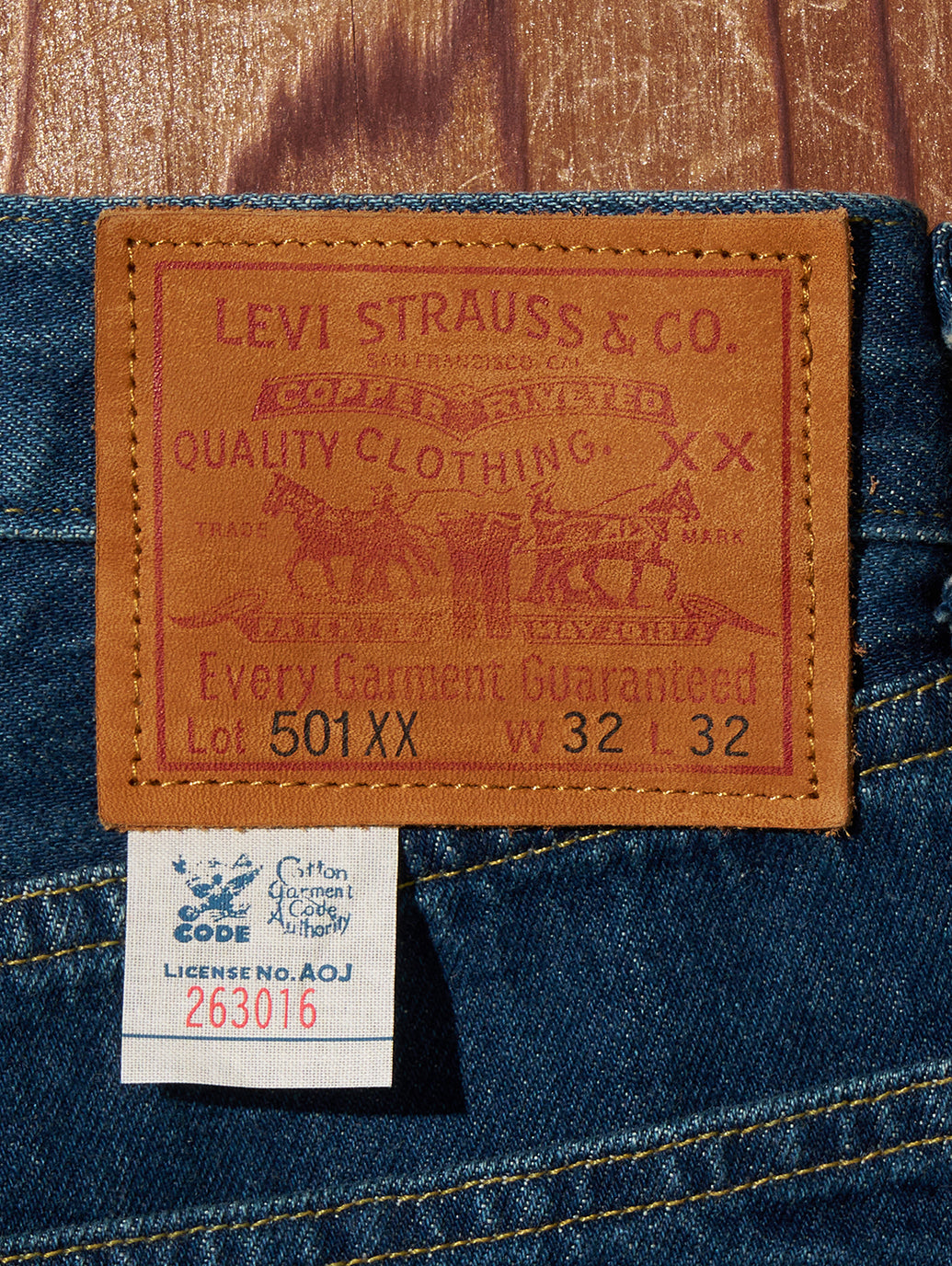 LEVI'S® VINTAGE CLOTHING 1933 501® ORIGINAL ジーンズ ミディアムインディゴ