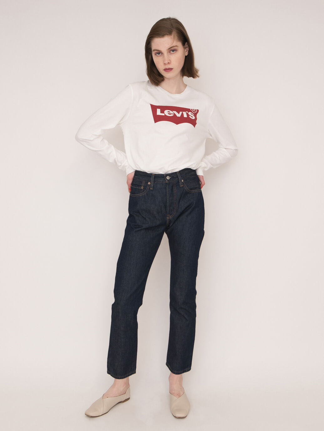 グラフィックカットソー  BETTER WHITE