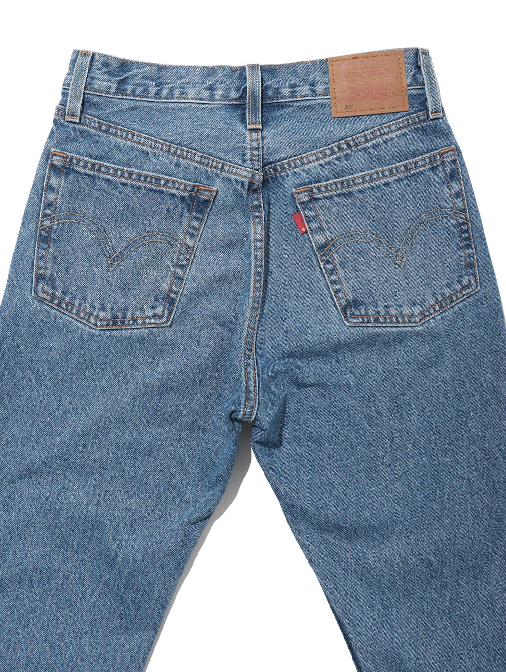 501® CROP ミディアムインディゴ WORN IN