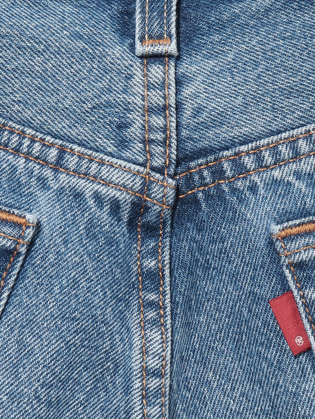 501® CROP ミディアムインディゴ WORN IN